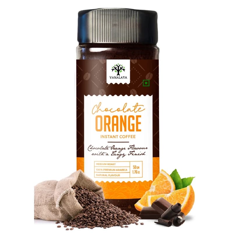 50 G Vanalaya Chocolate Orange Instant Coffee ShopIndianProductsa