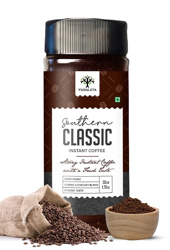 50 G Vanalaya Southern Classic Instant Coffee ShopIndianProductsa