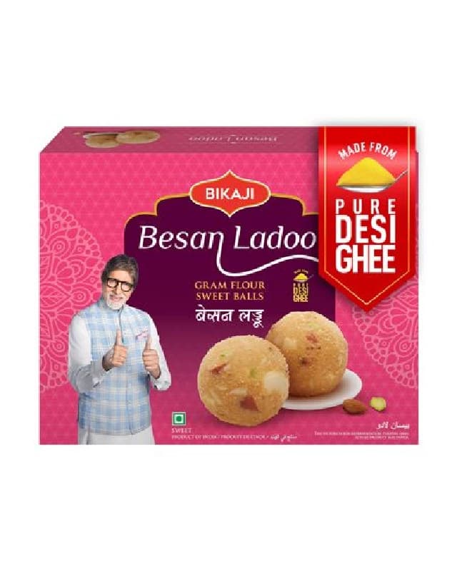 Bikaji Besan Ladoo (Panchratan) — 500 g