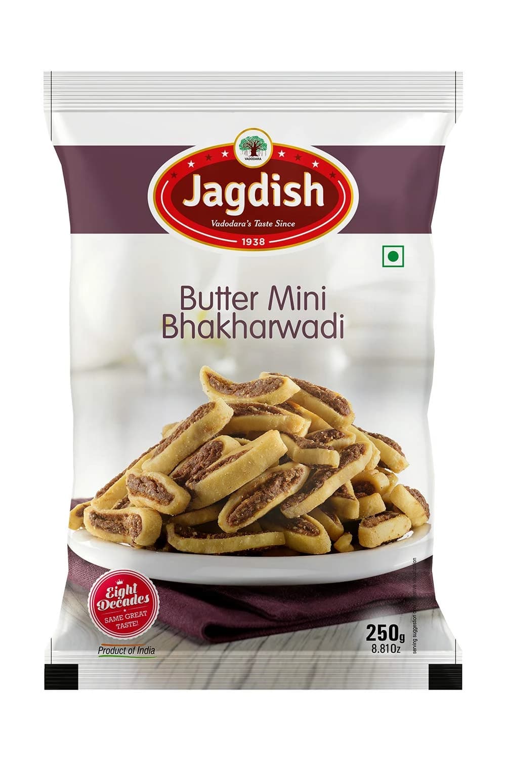Jagdish Farsan Butter Mini Bhakharwadi — 500 g