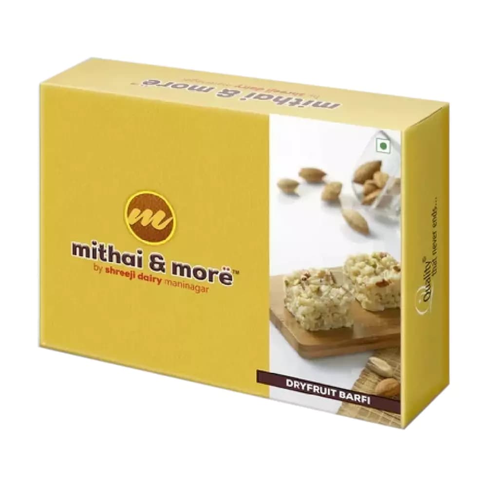 Shreeji Dairy Dryfruit Barfi — 500 g