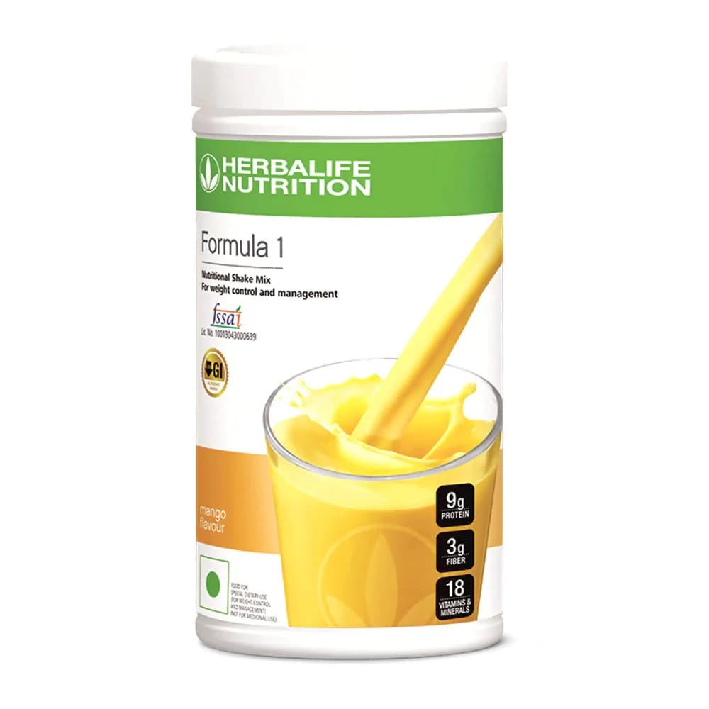 500 G Herbalife Nutrition Formula 1 Nutritional Shake Mix Mango Flavour ShopIndianProductsa