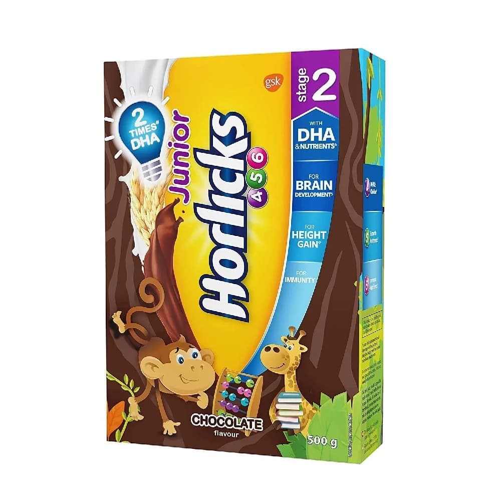 500 G Junior Horlicks Stage 2 4 6 Years Chocolate Flavour ShopIndianProductsa