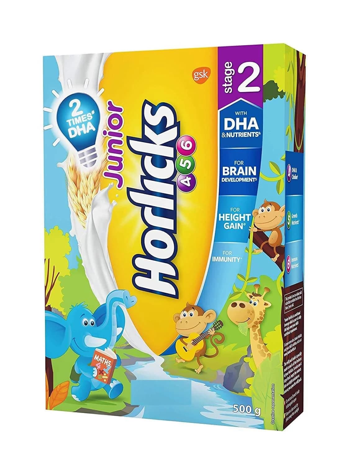 500 G Junior Horlicks Stage 2 4 6 Years Vanilla Flavour ShopIndianProductsa