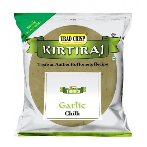 500 G Kirtiraj Green Chilli Papad ShopIndianProductsa