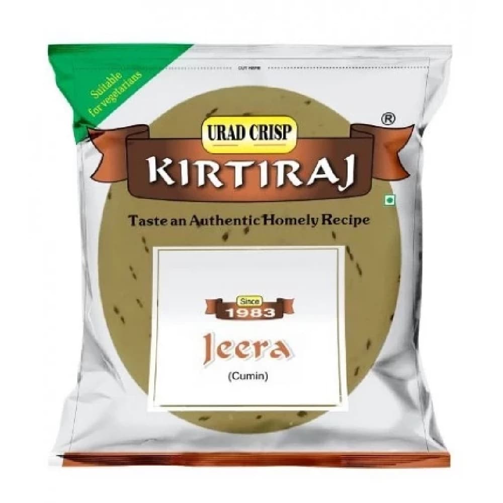 500 G Kirtiraj Jeera Papad ShopIndianProductsa
