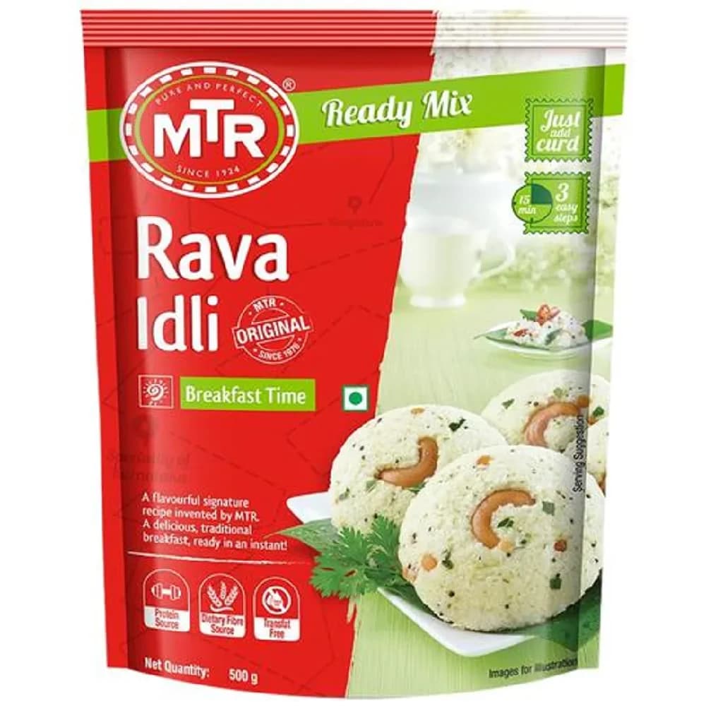 500 G Mtr Original Rava Idli Ready Mix ShopIndianProductsa
