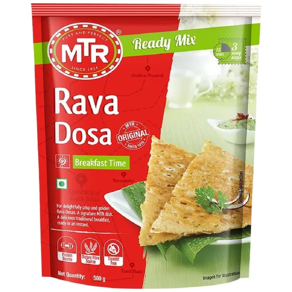 500 G Pouch Mtr Original Rava Dosa Ready Mix ShopIndianProductsa