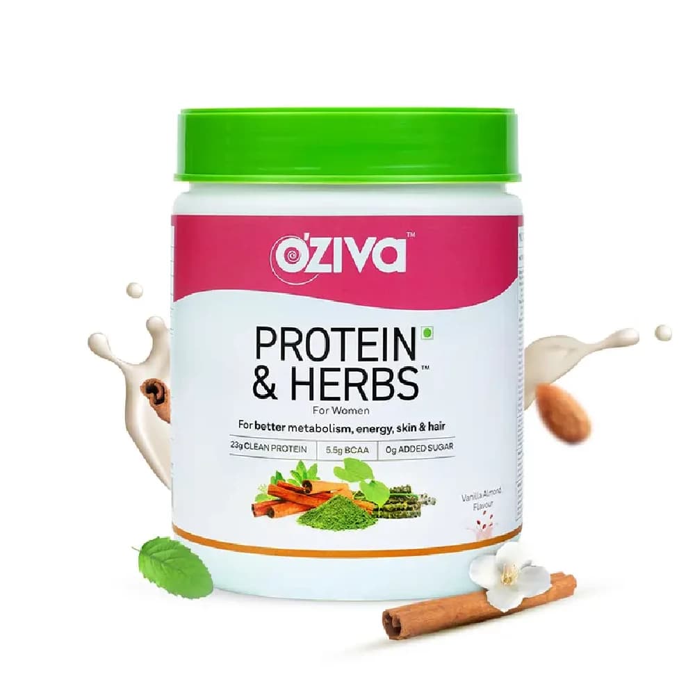 500 G Protein Herbs For Women 23G Whey Protein Vanilla Almond ShopIndianProductsa
