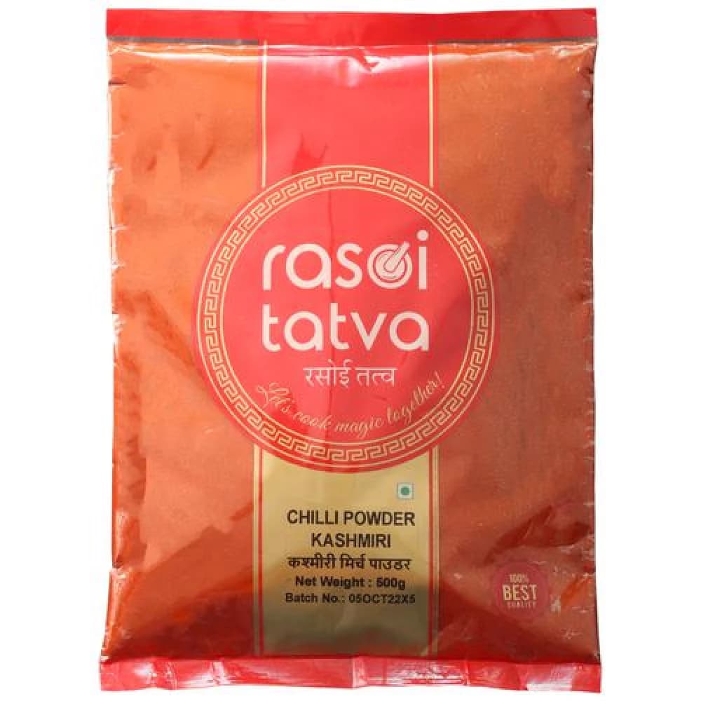500 G Rasoi Tatva Chilli Powder Kashmiri 100Percent Natural ShopIndianProductsa