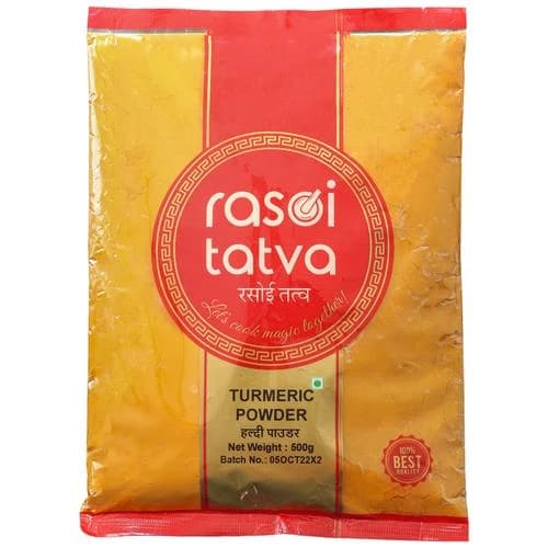 500 G Rasoi Tatva Turmeric Powder 100Percent Natural ShopIndianProductsa