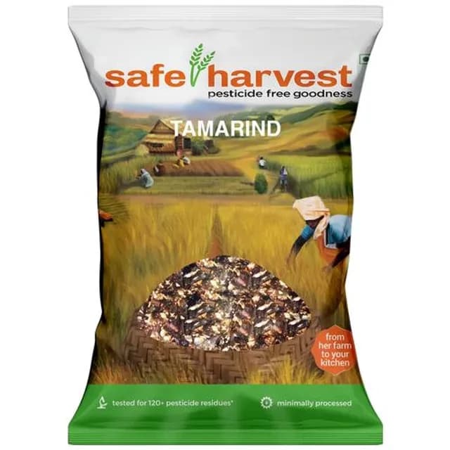 500 G Safe Harvest Tamarind Hunisehannu Pesticide Free ShopIndianProductsa