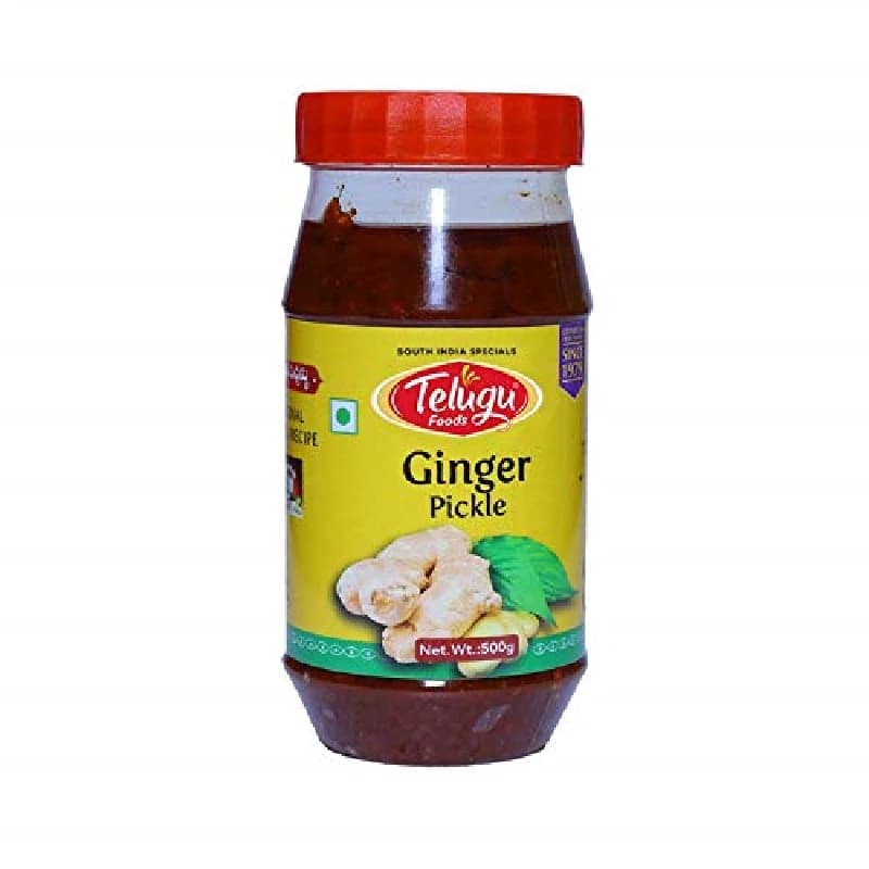 500 G Swetha Telugu Foods Ginger Pickle ShopIndianProductsa