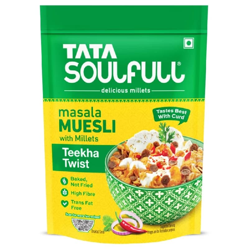 500 G Tata Soulfull Masala Muesli With Millets Teekha Twist ShopIndianProductsa