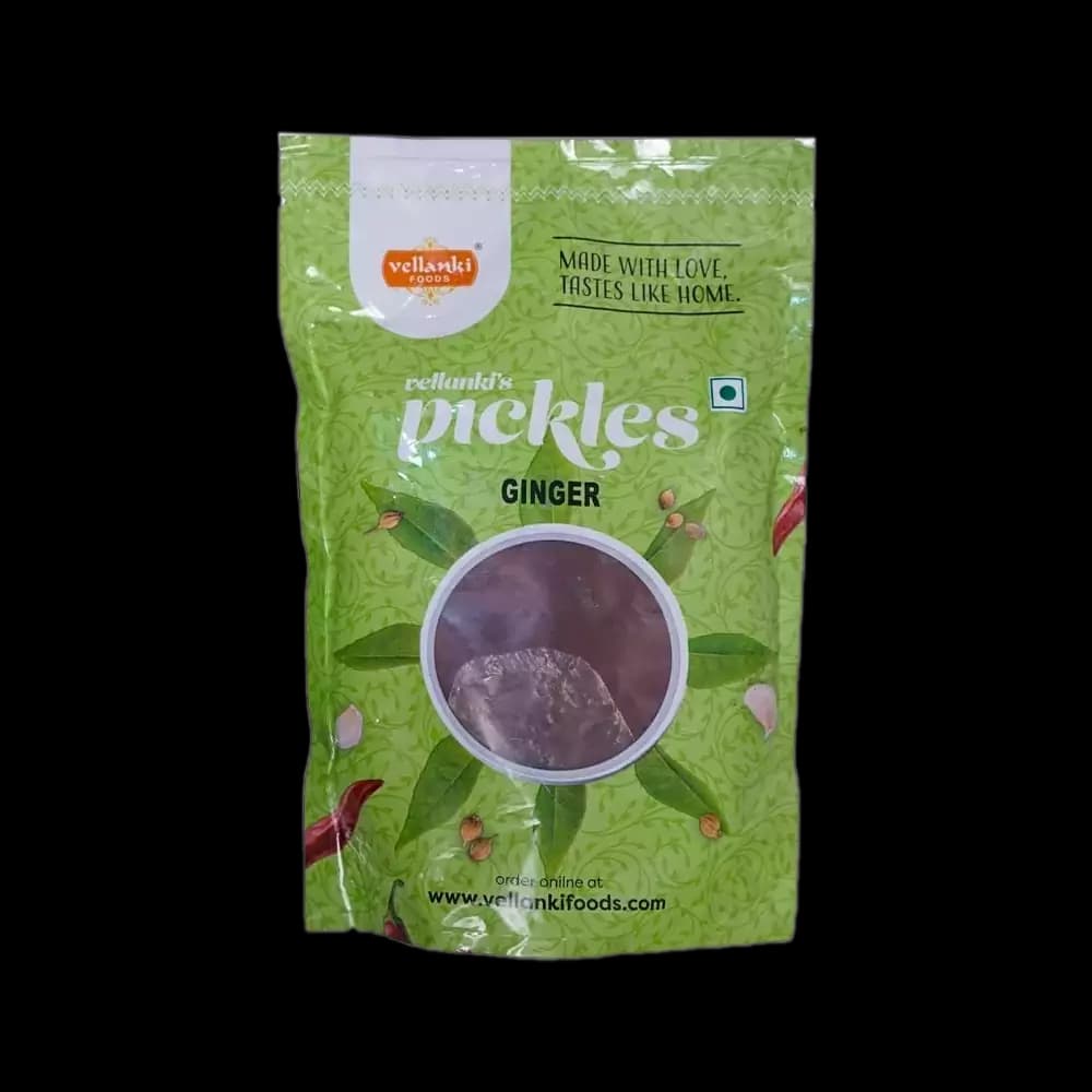 500 G Vellanki Foods Ginger Pickle With Garlic ShopIndianProductsa