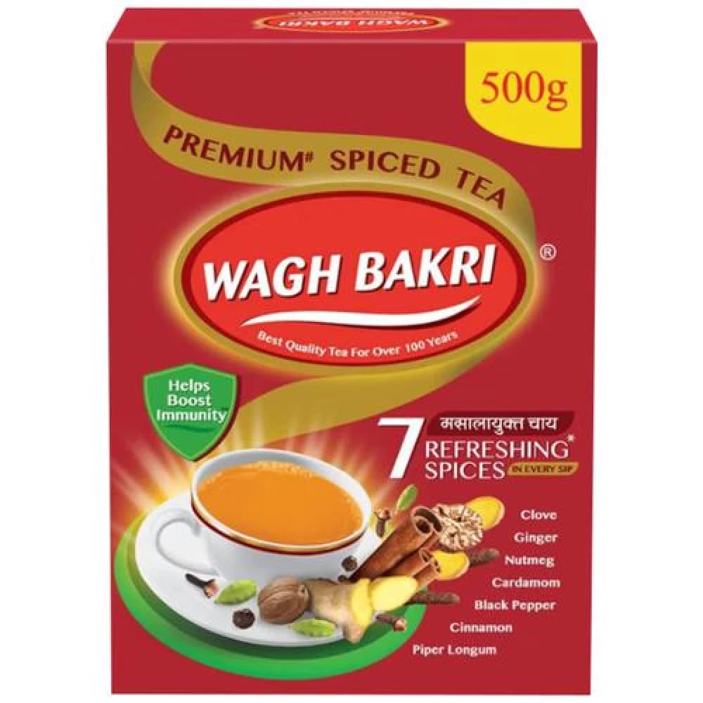 500 G Waghbakri Spiced Tea ShopIndianProductsa