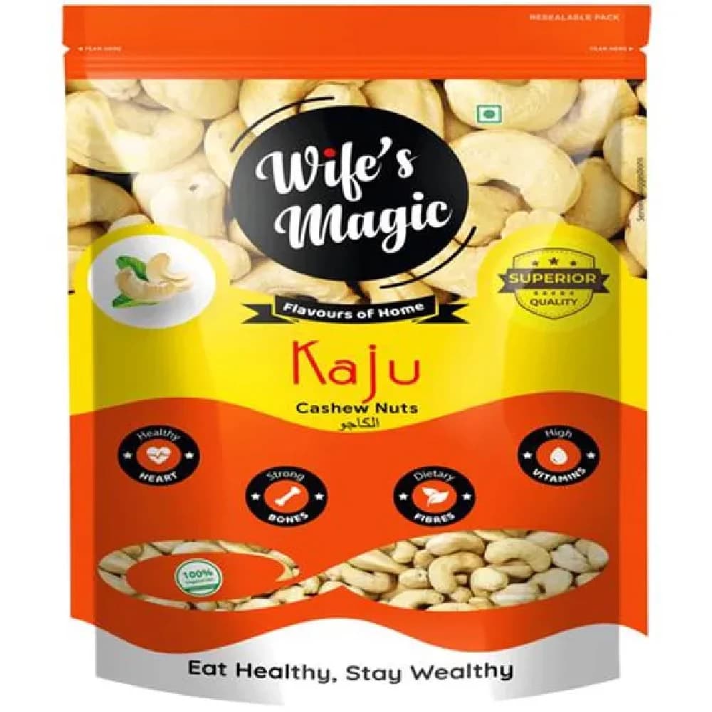 500 G Wifes Magic Kaju Cashew Nuts Superior Quality ShopIndianProductsa