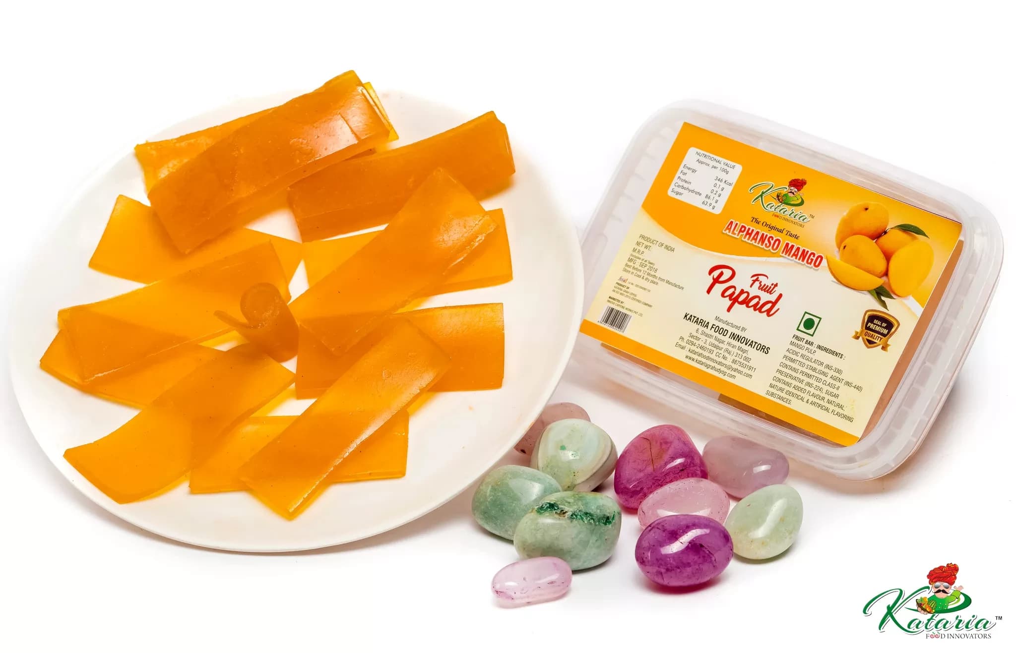 Kataria Food Innovators Alphanso Mango Papad — 500 g