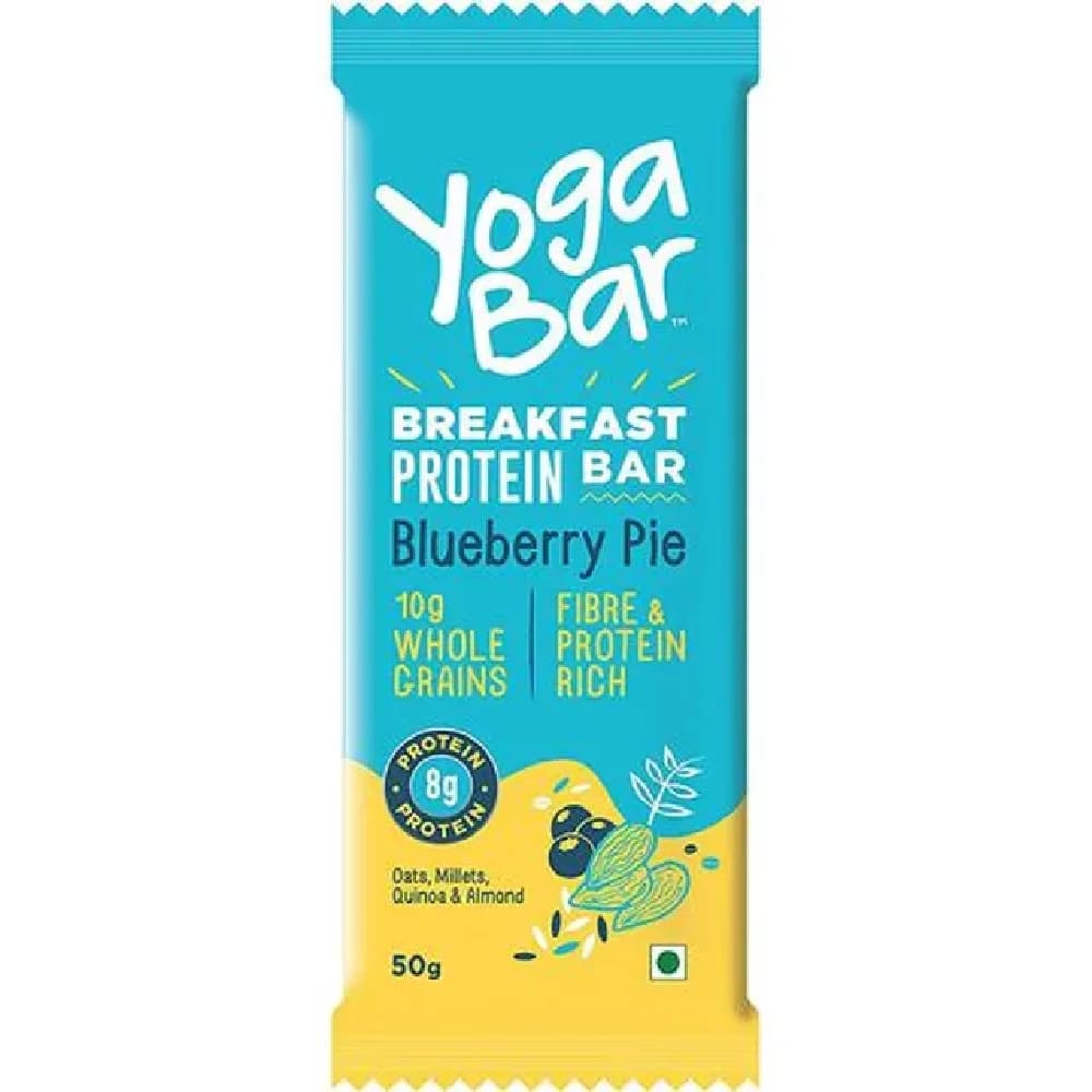 50G Yoga Bar Breakfast Protein Bar Blueberry Pie Healthy Snack Rich In Protein Fibre ShopIndianProductsa