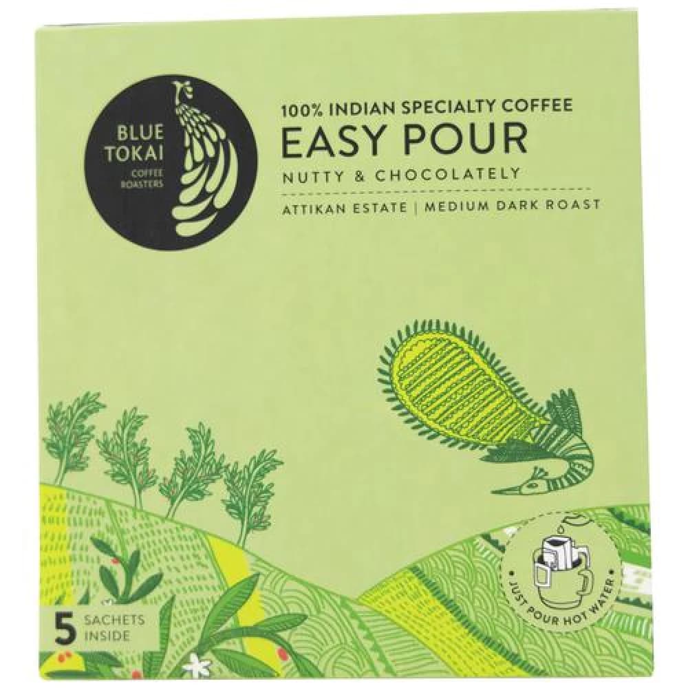 55 G 5 Sachets X 11 G Each Blue Tokai Easy Pour Coffee Nutty Chocolatey ShopIndianProductsa