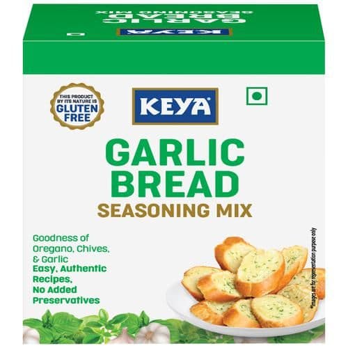 60 G 4N X 15 G Each Keya Garlic Bread Seasoning Mix Easy ShopIndianProductsa