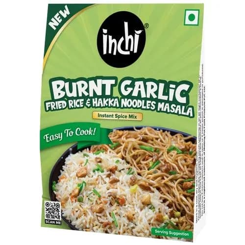 60 G Pouch Inchi Burnt Garlic Fried Rice Hakka Noodles Masala Instant Spice Mix ShopIndianProductsa