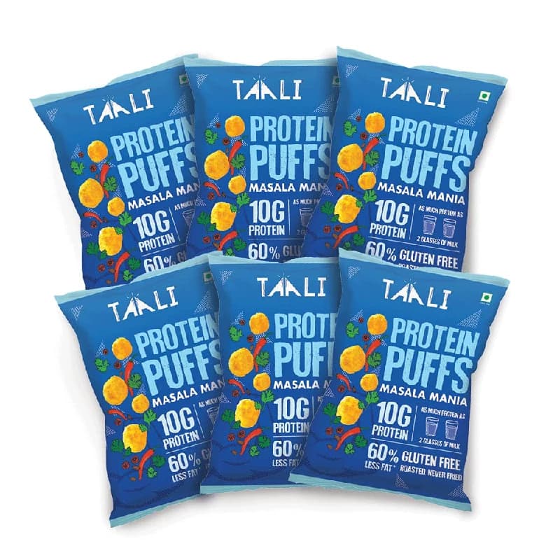Taali Jowar & Protein Masala Mania Puffs — 6