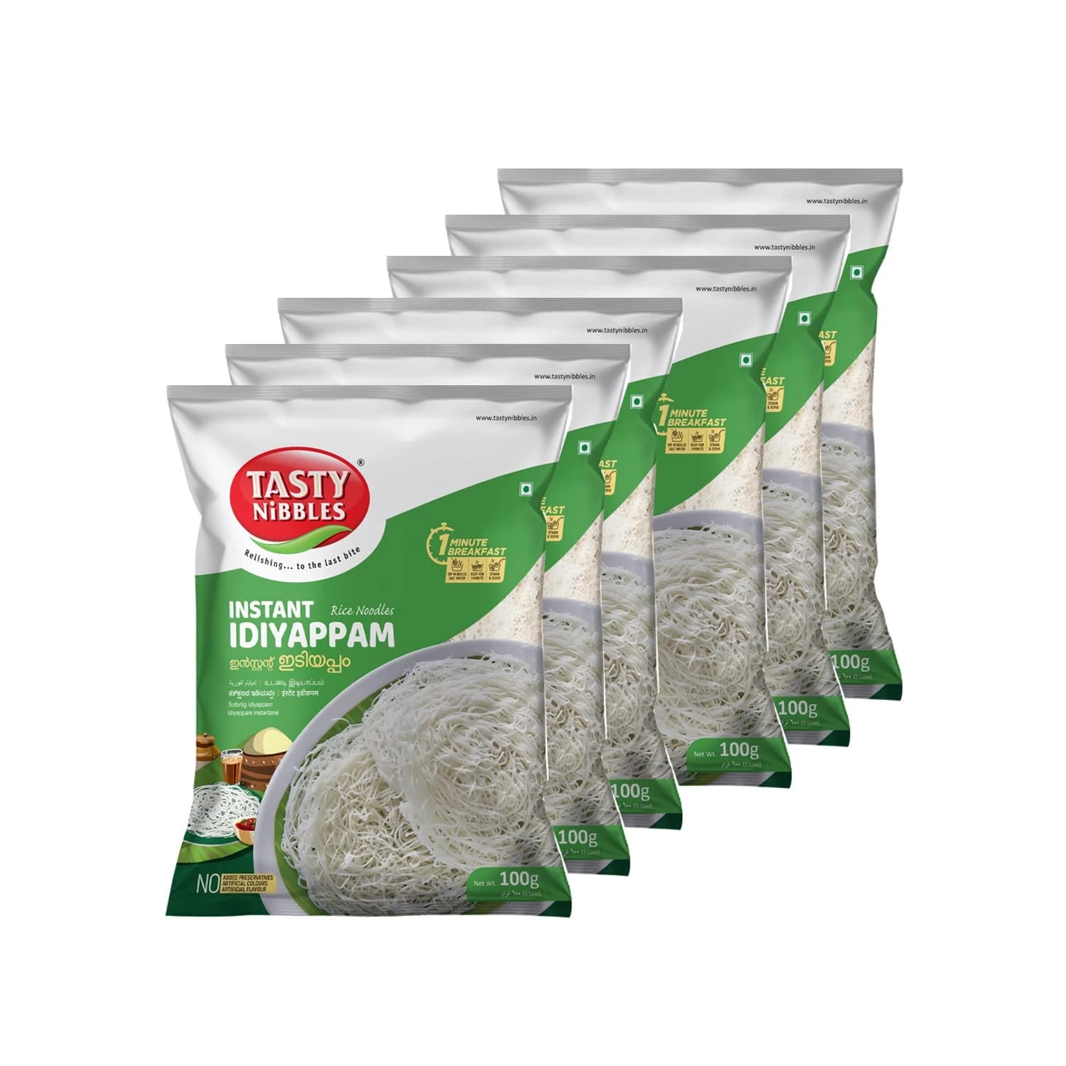 600 G Tasty Nibbles Instant Idiyappam Rice Noodles ShopIndianProductsa
