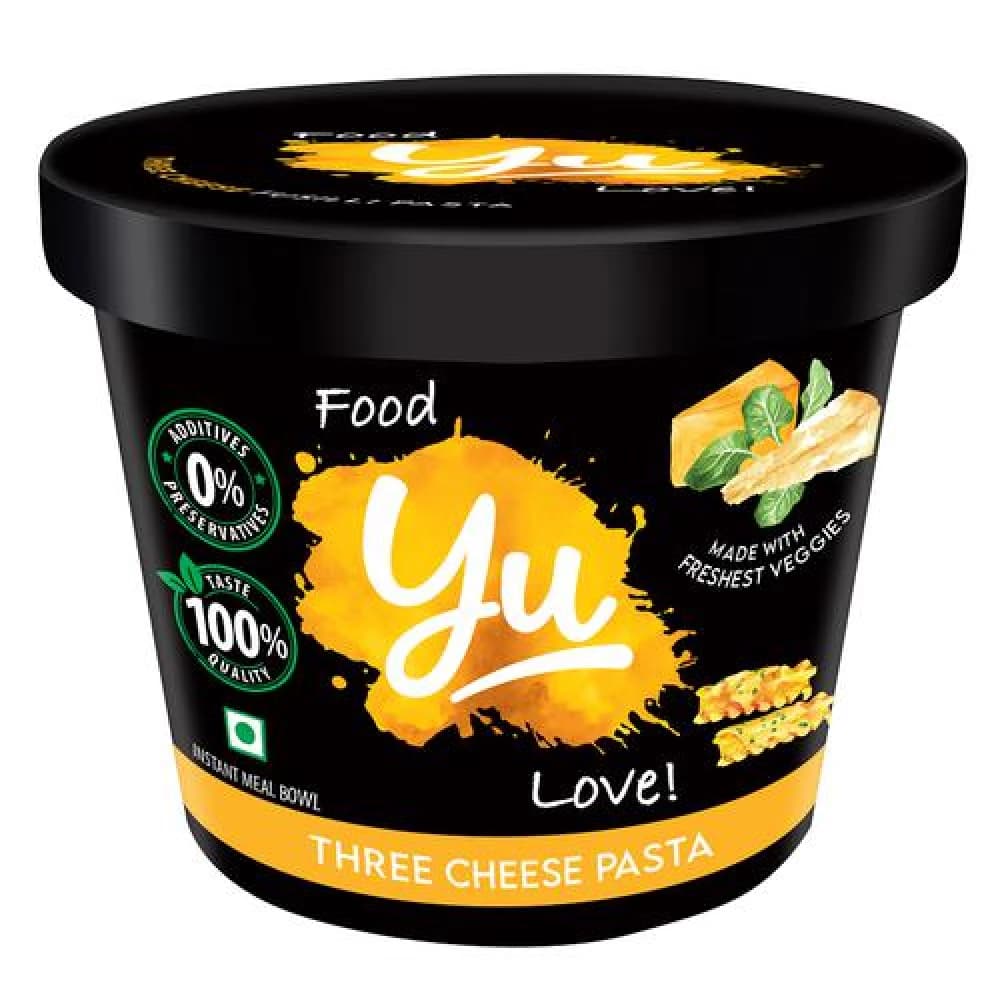 65 G Yu Three Cheese Instant Cup Pasta Wholesome ShopIndianProductsa