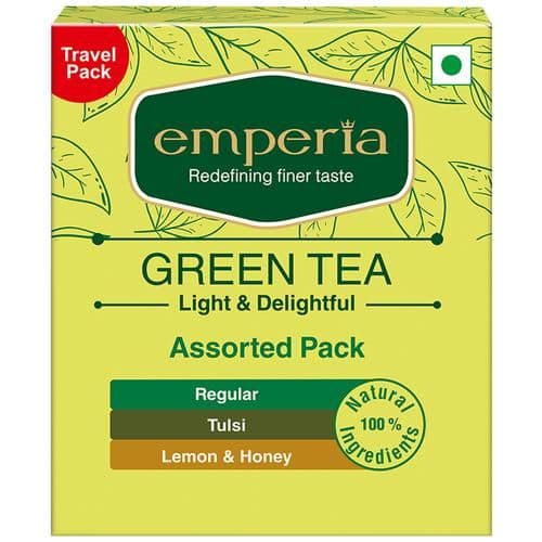 67 G 5 Tea Bags X 134 G Each Emperia Green Tea With Plain ShopIndianProductsa