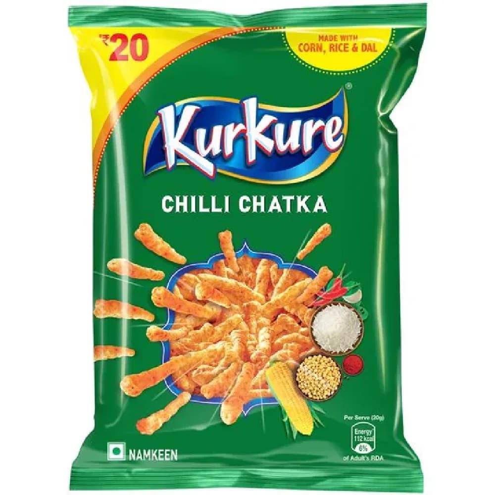 Kurkure Namkeen Chilli Chatka — 70 g