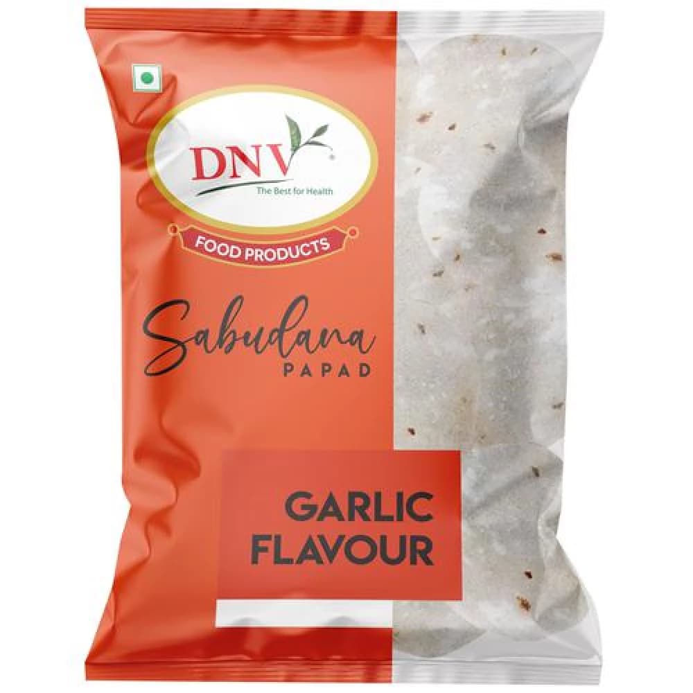 70 G Pouch Dnv Garlic Sabudana Papad ShopIndianProductsa