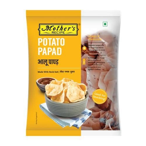 70 G Pouch Motherss Recipe Papad Potato With Rock Salt ShopIndianProductsa