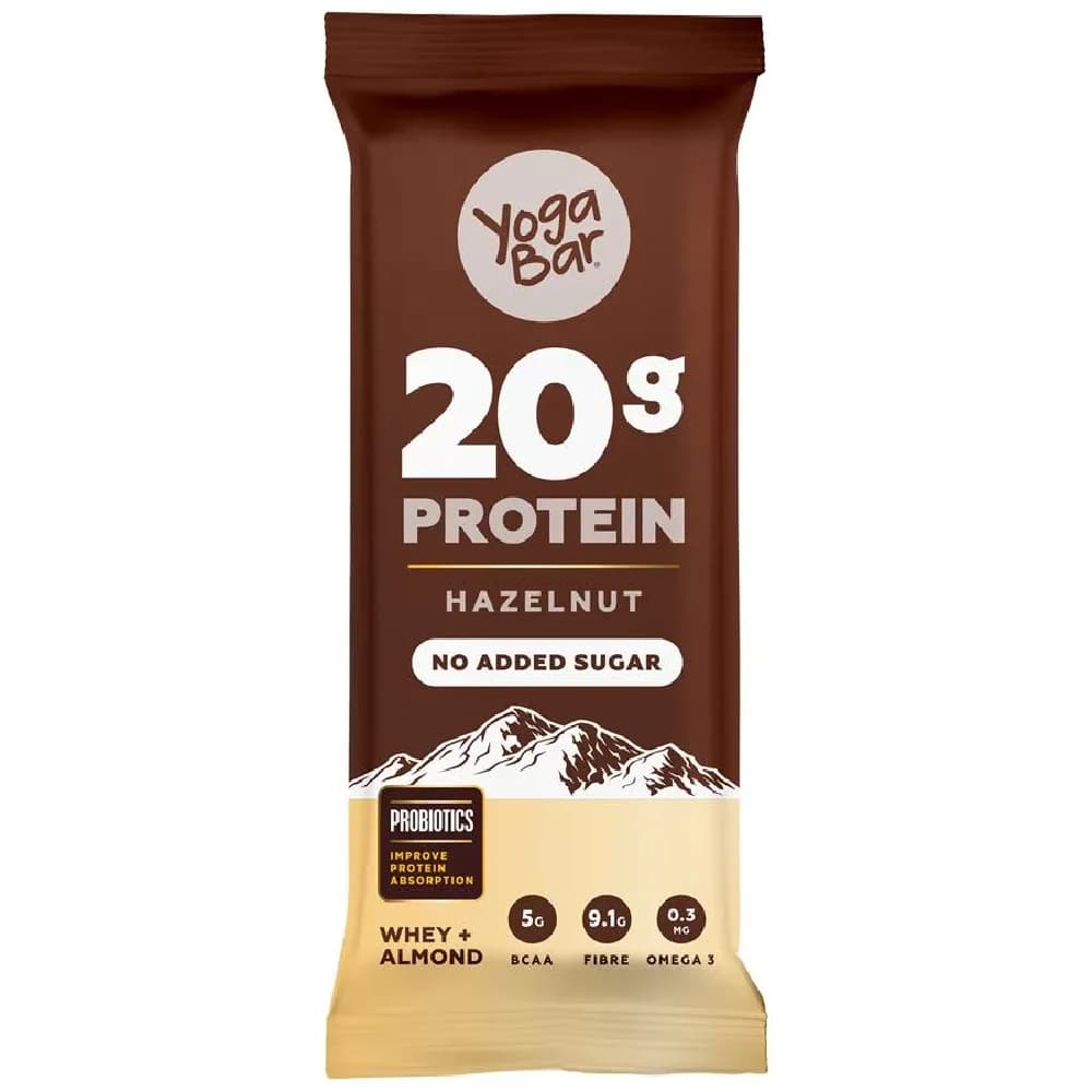 70 G Yoga Bar 20G Protein Bar Hazelnut No Added Sugar Loaded With Fibre ShopIndianProductsa