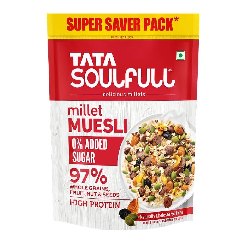 700 G Tata Soulfull Added Sugar Millet Muesli ShopIndianProductsa
