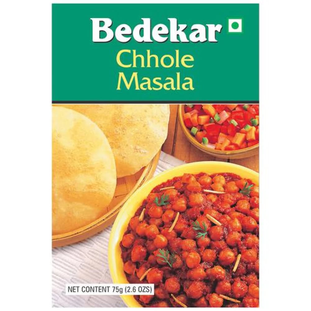 75 G Box Bedekar Chhole Masala 100Percent Natural Pure ShopIndianProductsa