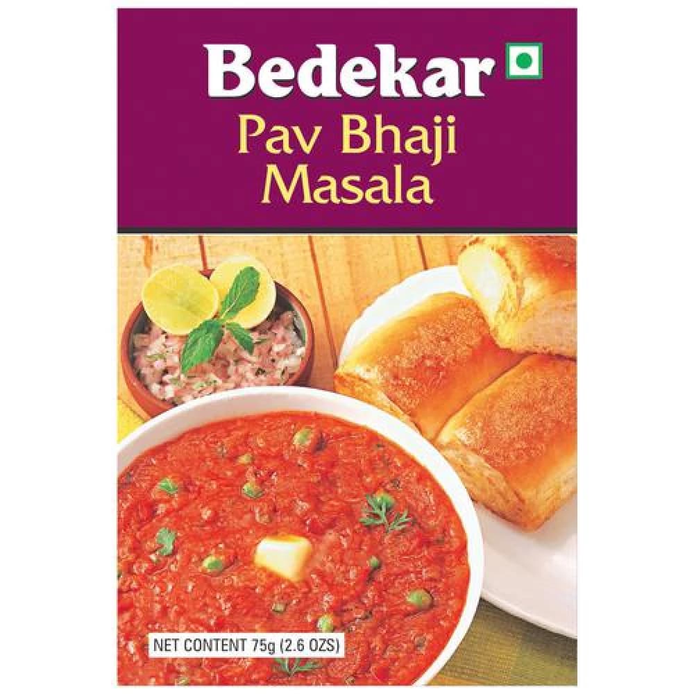 75 G Box Bedekar Pav Bhaji Masala 100Percent Natural Pure ShopIndianProductsa