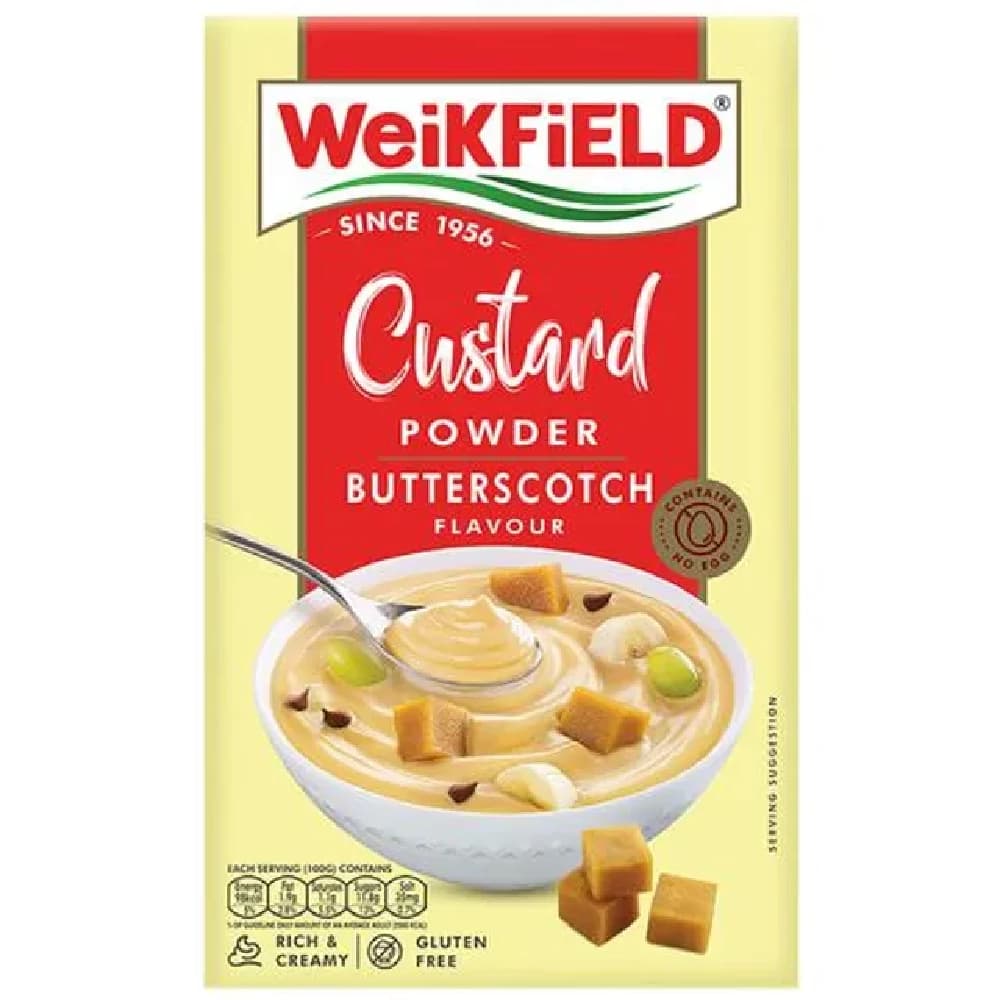 75 G Carton Weikfield Custard Powder Butterscotch ShopIndianProductsa