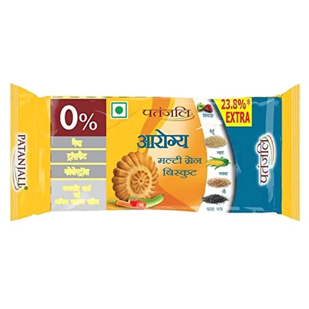 75 G Pack Of 10 Patanjali Aarogya Biscuits ShopIndianProductsa
