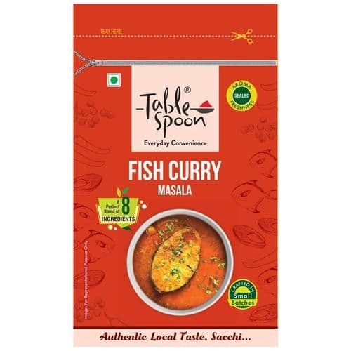 75 G Pouch Tablespoon Fish Curry Masala Blend Of 8 Ingredients ShopIndianProductsa