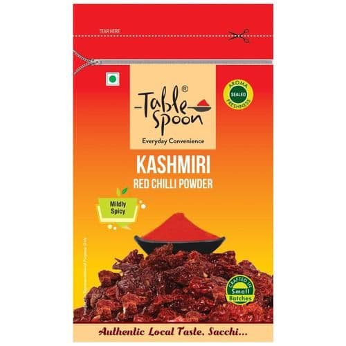 75 G Pouch Tablespoon Kashmiri Red Chilli Powder Mildly Spicy ShopIndianProductsa