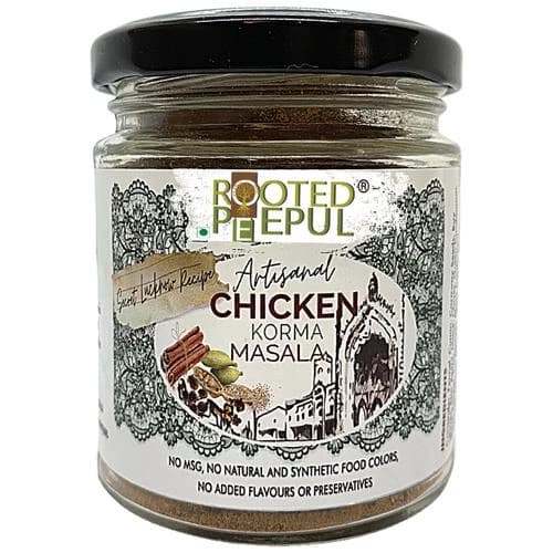 75 G Rooted Peepul Artisanal Chicken Korma Masala Enhances Flavour Aroma ShopIndianProductsa