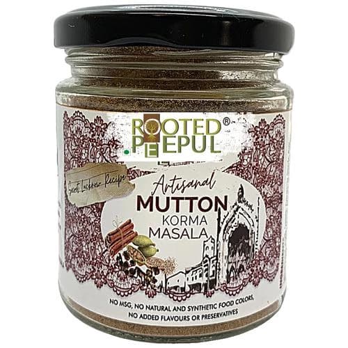 75 G Rooted Peepul Artisanal Mutton Korma Masala Enhances Flavour Aroma ShopIndianProductsa