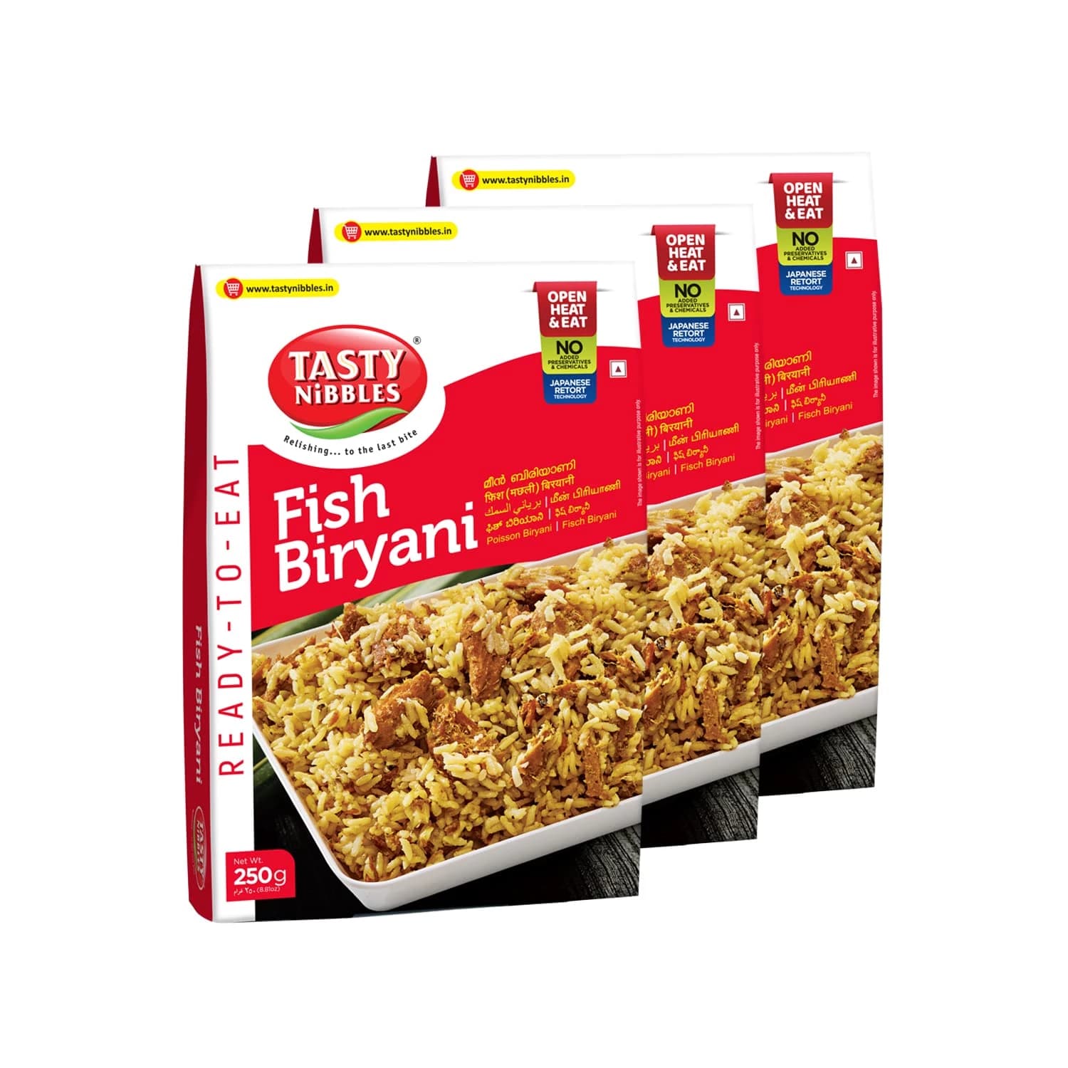 750 G Tasty Nibbles Ready To Eat Fish Biryani ShopIndianProductsa