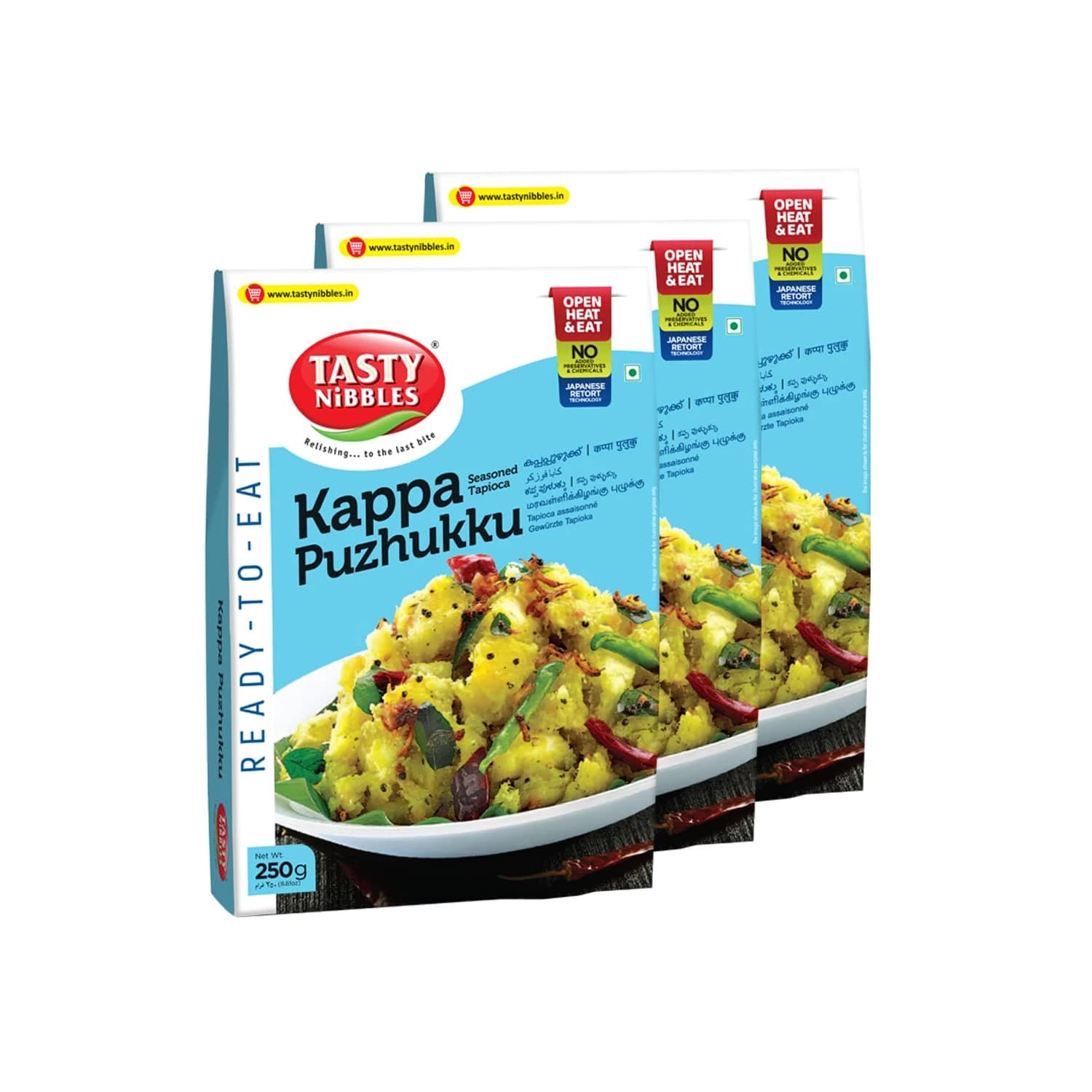 750 G Tasty Nibbles Ready To Eat Kappa Puzhukku ShopIndianProductsa