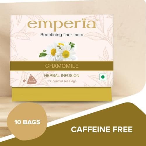 8 G 10 Bags X 08 G Each Emperia Herbal Infusion Tea Chamomile ShopIndianProductsa