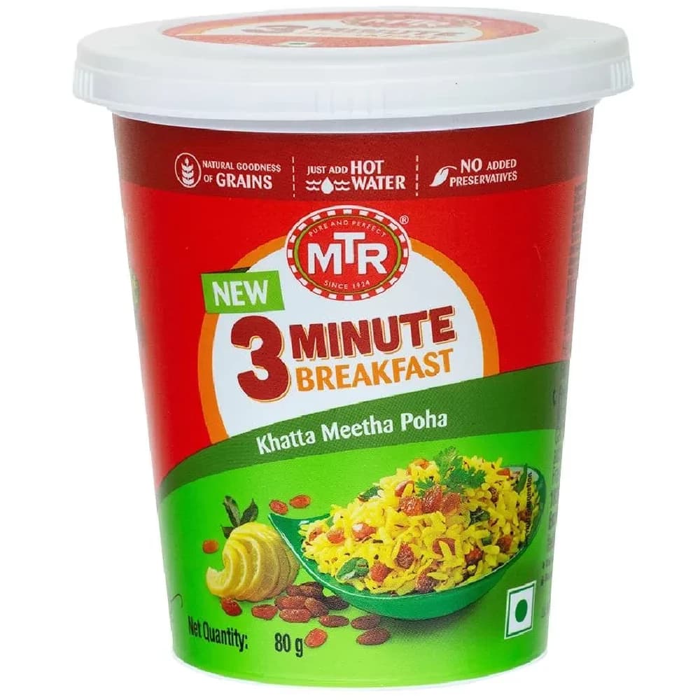 80 G Mtr 3 Minute Breakfast Khatta Meetha Poha ShopIndianProductsa