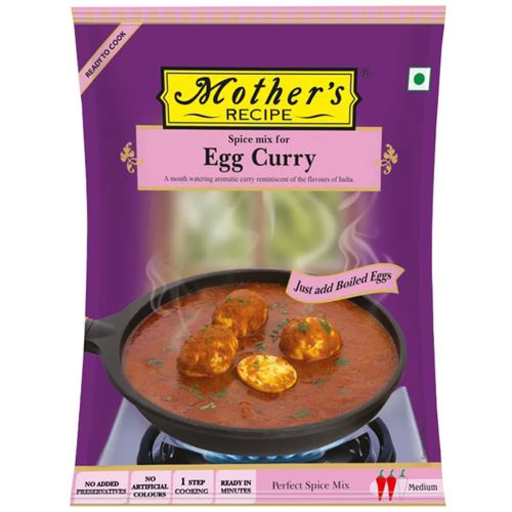 80 G Pouch Mothers Recipe Egg Curry Mix Masala ShopIndianProductsa