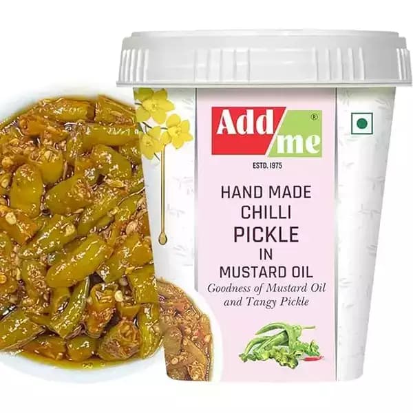 Add Me Hand Made Chilli Pickle In Mustard Oil,500g-Main image