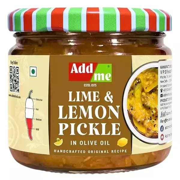 Add Me Lime & Lemon Pickle in Olive Oil,300g-Main image